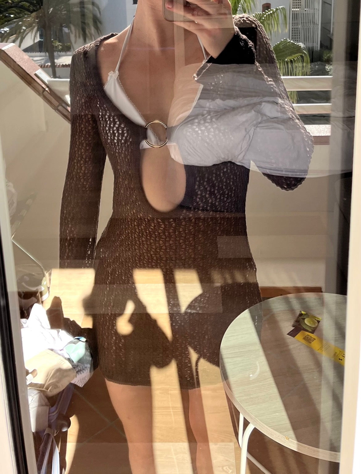 White Bow Top